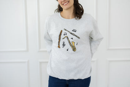 Woodwind Instruments Sweatshirt