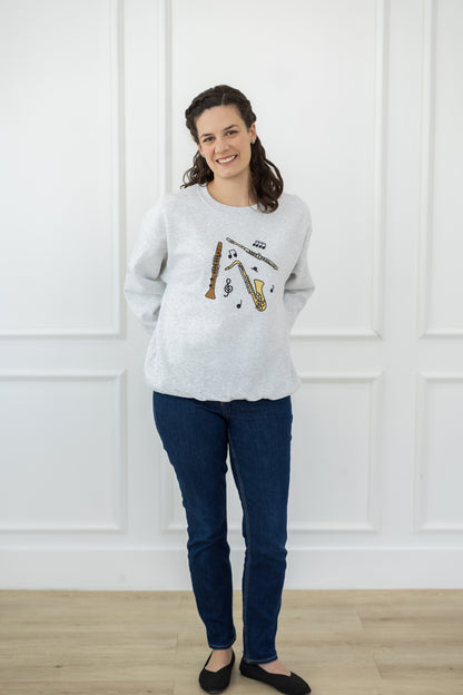 Woodwind Instruments Sweatshirt