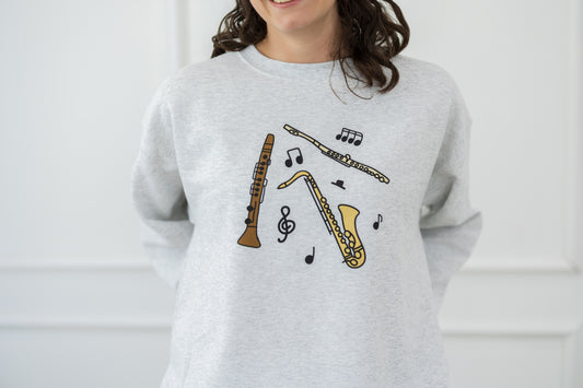 Woodwind Instruments Sweatshirt