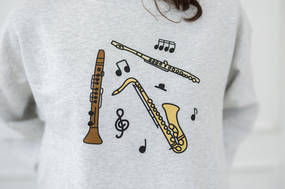 Woodwind Instruments Sweatshirt