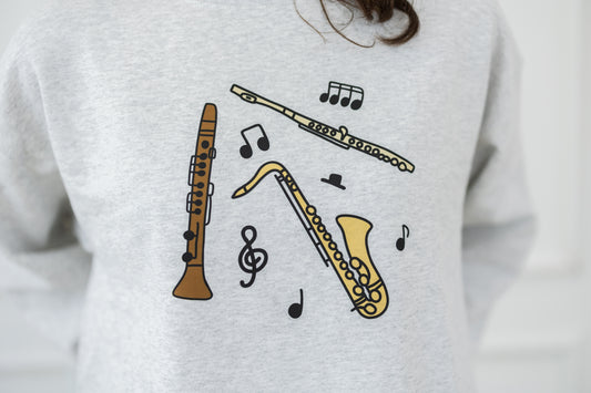 Woodwind Instruments Sweatshirt