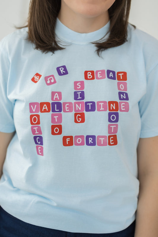 Valentine Crossword T-Shirt