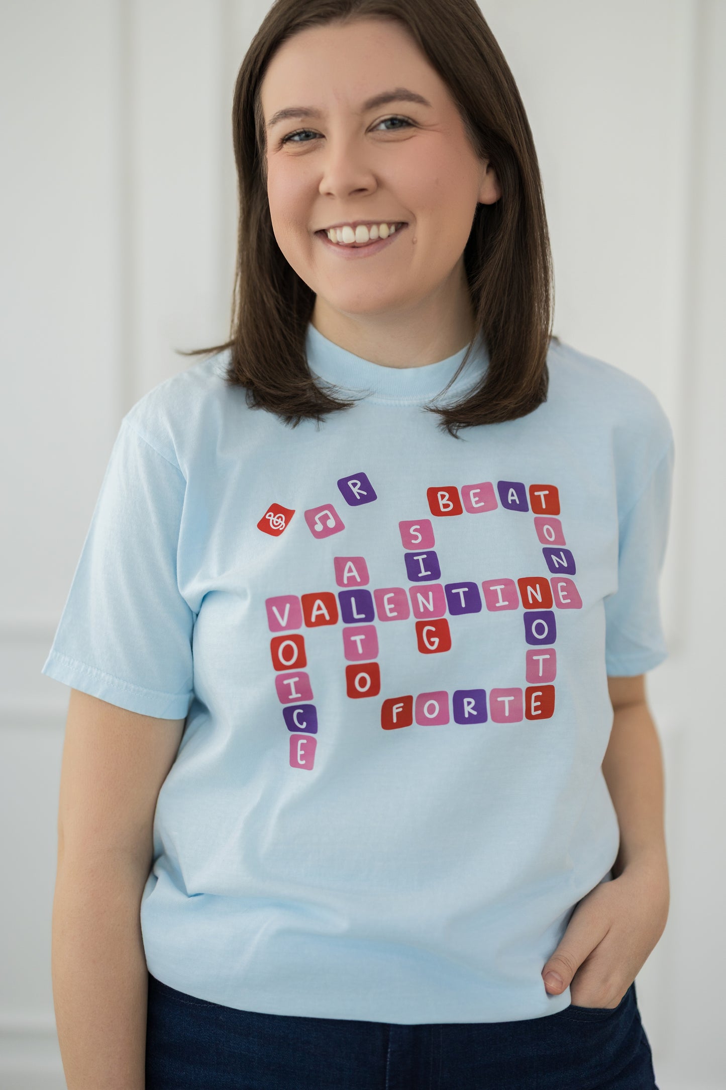 Valentine Crossword T-Shirt