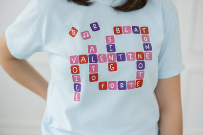 Valentine Crossword T-Shirt