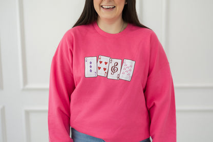 Deck Of Cards Sweatshirt