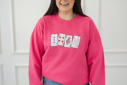 Deck Of Cards Sweatshirt