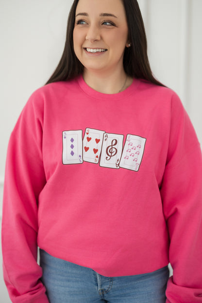 Deck Of Cards Sweatshirt