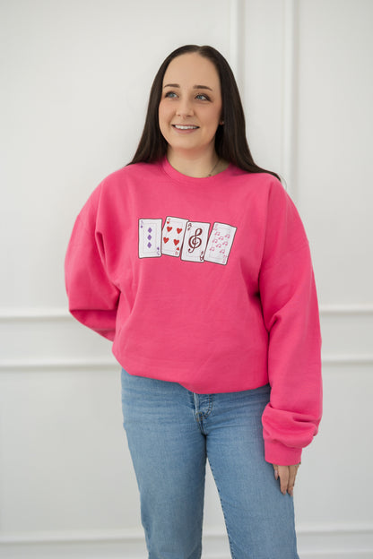 Deck Of Cards Sweatshirt
