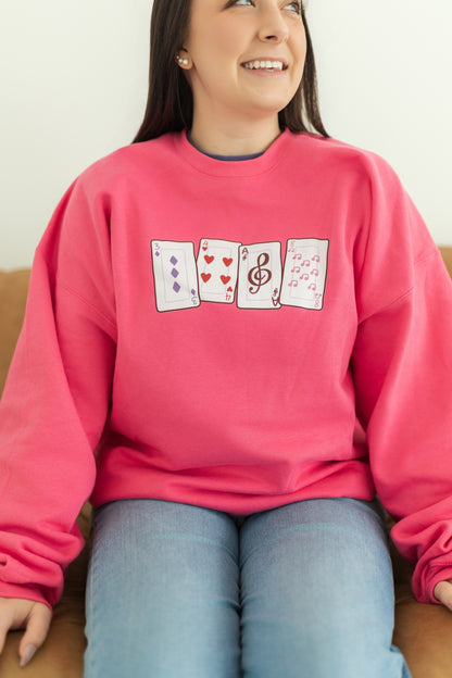 Deck Of Cards Sweatshirt
