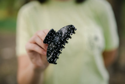 Black Magic Music Note Claw Clip