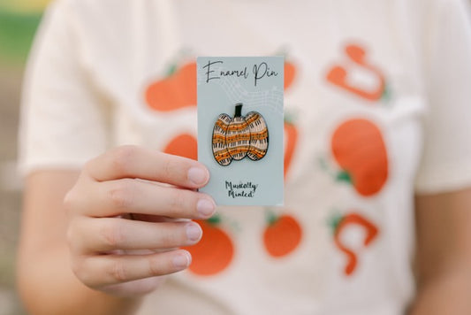 Piano Pumpkin Enamel Pin