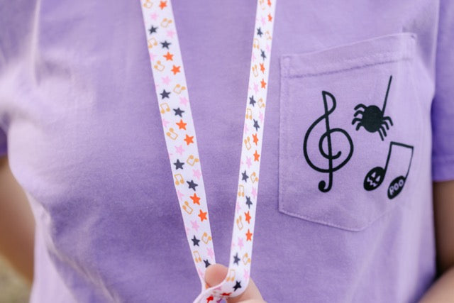 Spooky Stars Lanyard