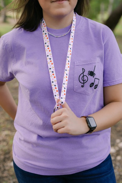 Spooky Stars Lanyard