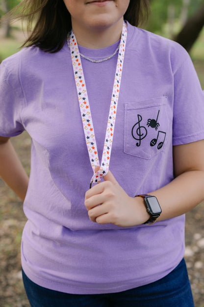 Spooky Stars Lanyard