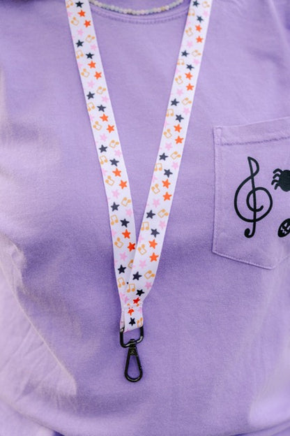 Spooky Stars Lanyard