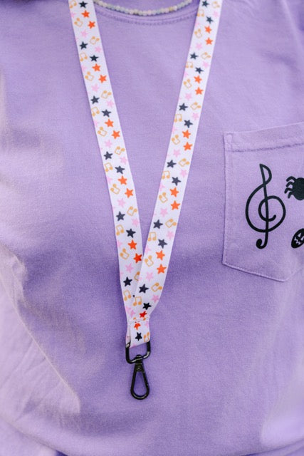 Spooky Stars Lanyard