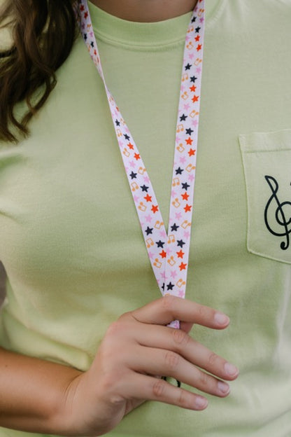 Spooky Stars Lanyard