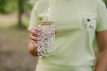 Neon Ghosts Glass Can