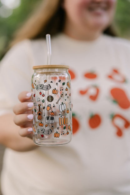 Fall Favs Glass Can