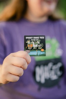 Spooky Goose Trio Enamel Pin