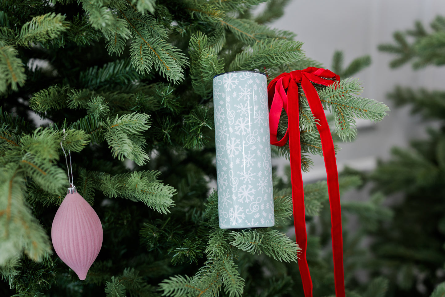 Let It Snow Skinny Tumbler