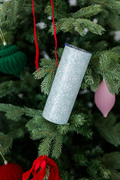 Let It Snow Skinny Tumbler