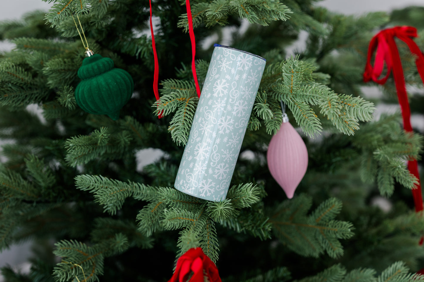 Let It Snow Skinny Tumbler