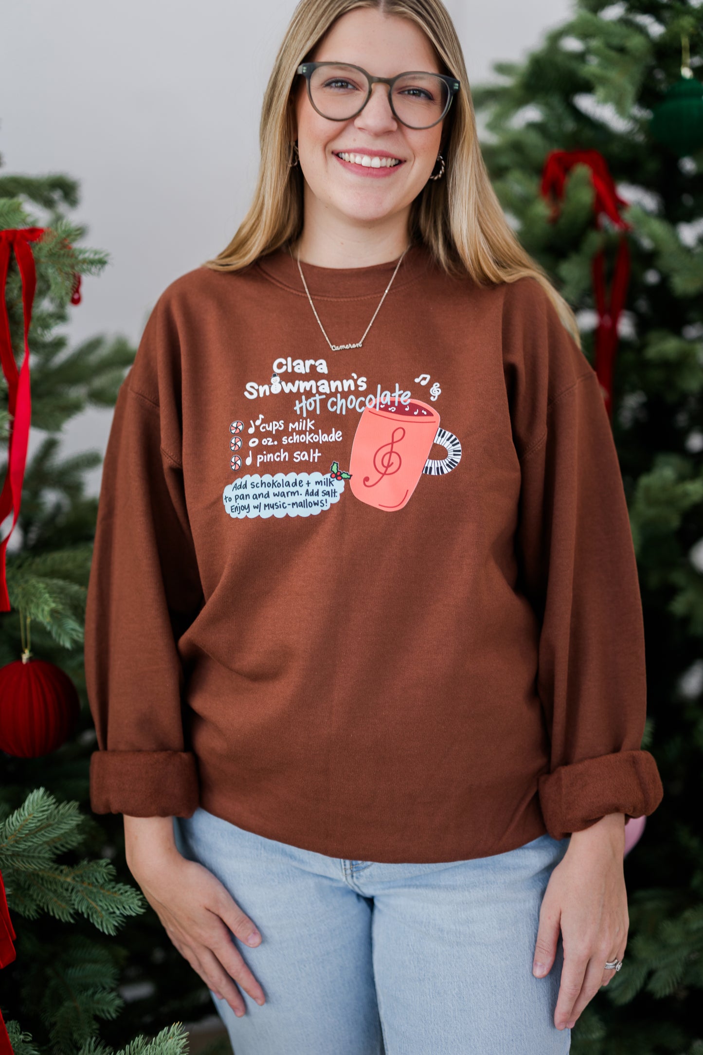 Clara Snowmann's Hot Chocolate Sweatshirt