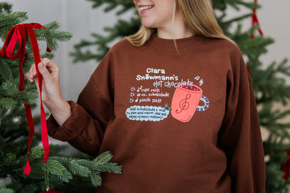 Clara Snowmann's Hot Chocolate Sweatshirt