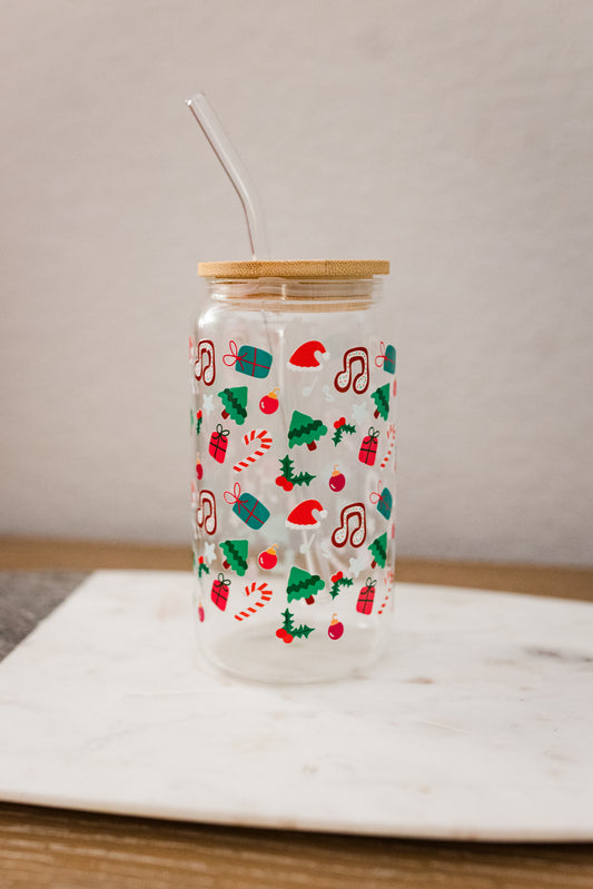 Musical Seasons Glass Can