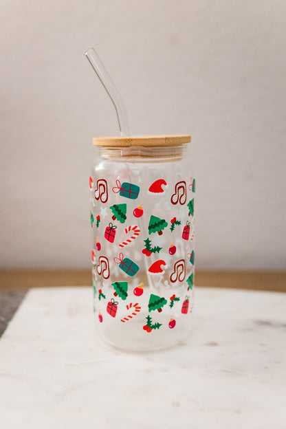 Musical Seasons Glass Can