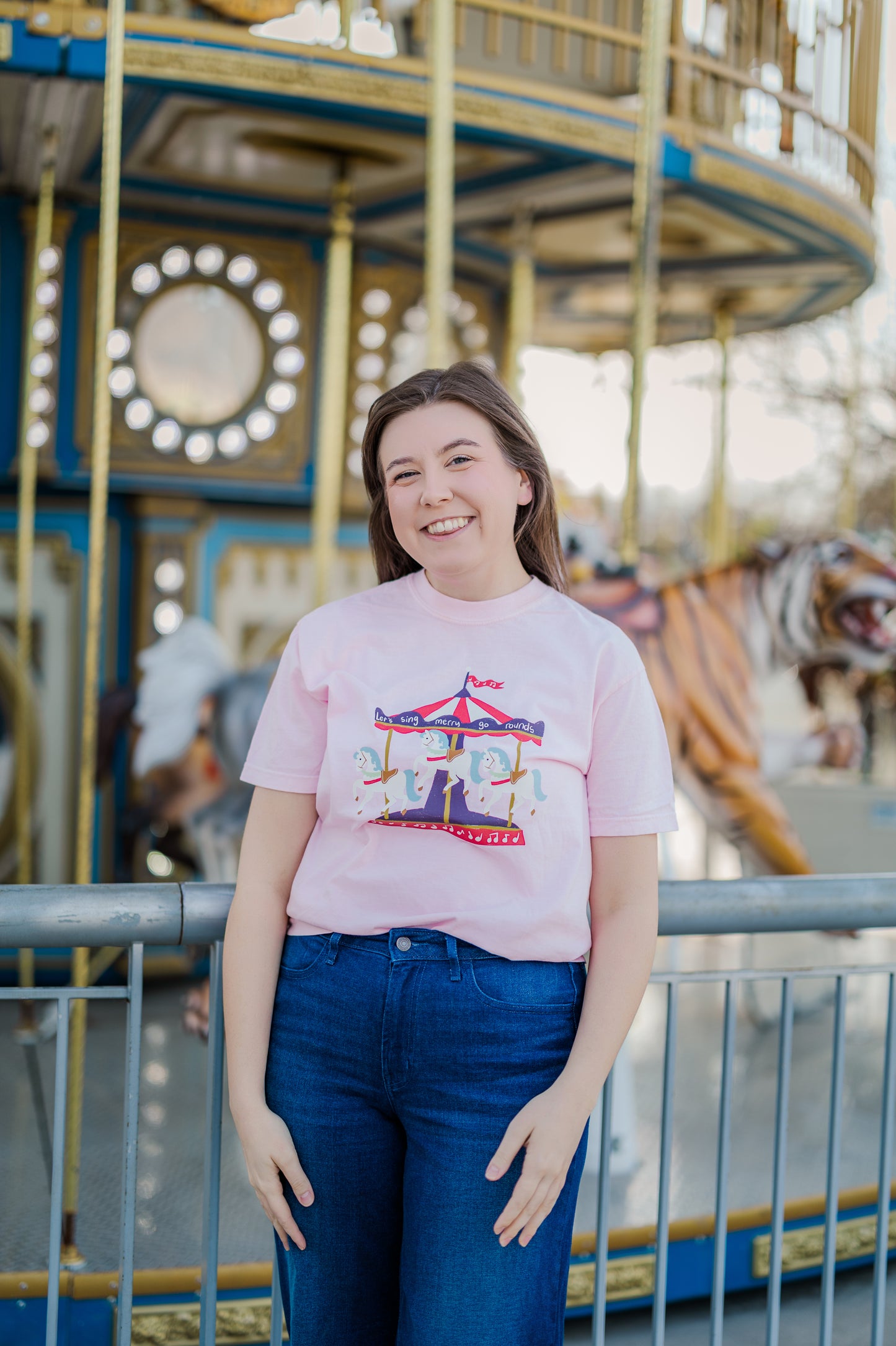 Let's Sing Merry Go Rounds T-Shirt