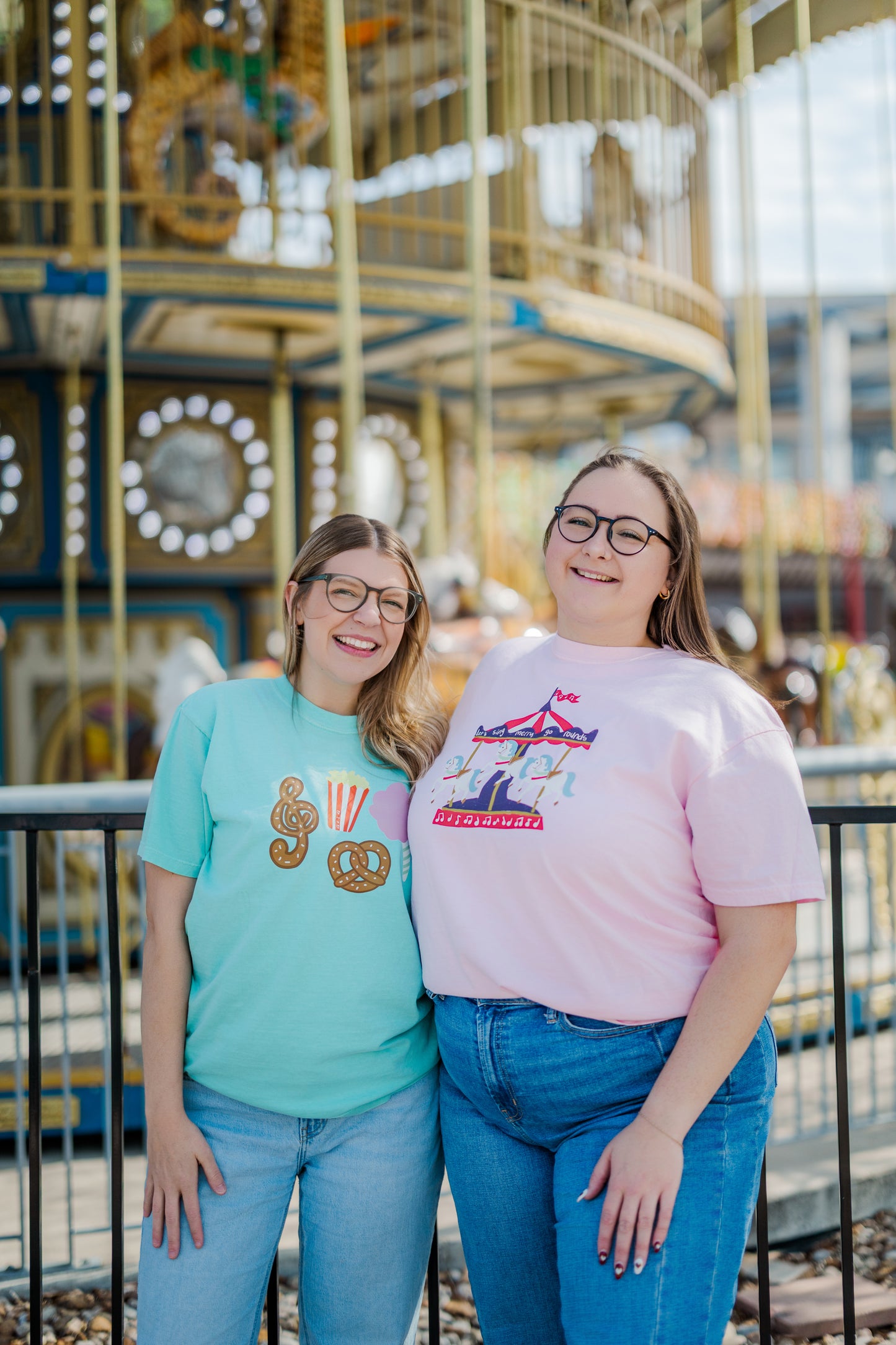 Let's Sing Merry Go Rounds T-Shirt
