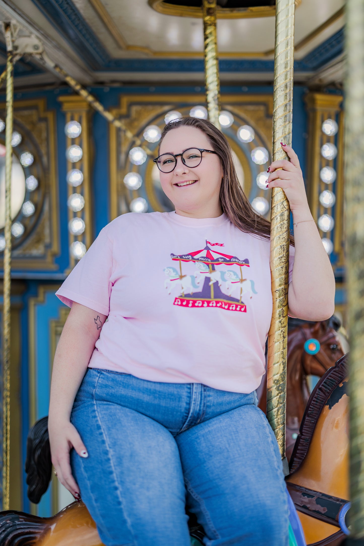 Let's Sing Merry Go Rounds T-Shirt