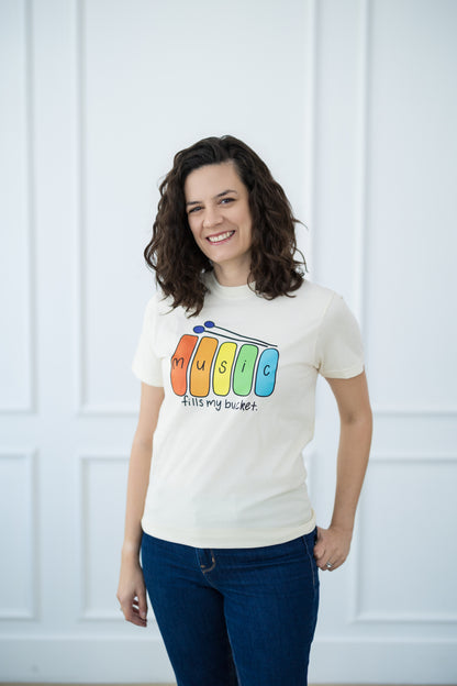 Music Fills My Bucket T-Shirt