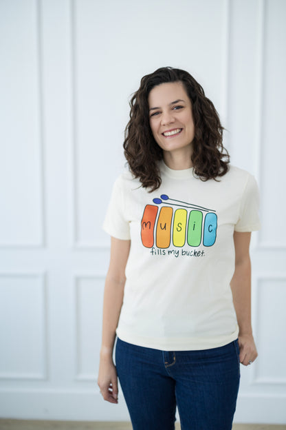 Music Fills My Bucket T-Shirt