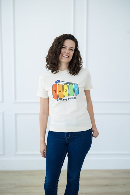 Music Fills My Bucket T-Shirt