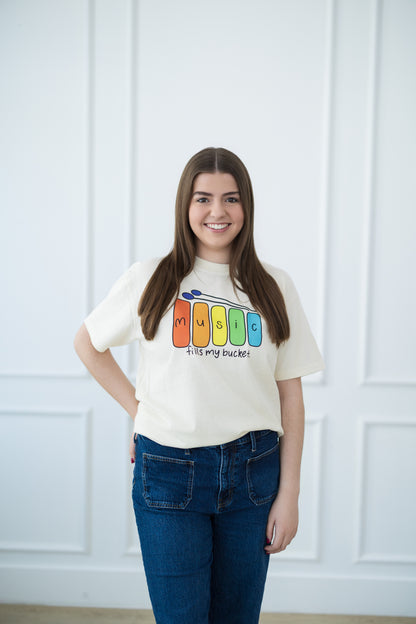 Music Fills My Bucket T-Shirt