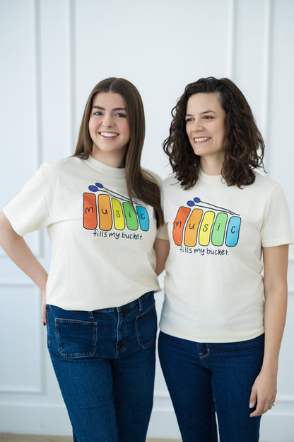 Music Fills My Bucket T-Shirt