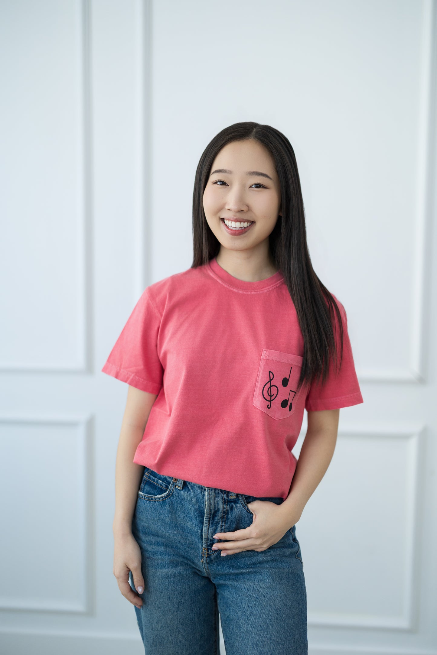 Music Note Pocket T-Shirt