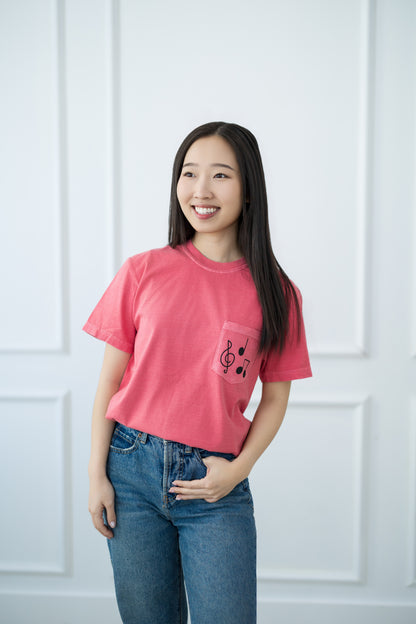 Music Note Pocket T-Shirt