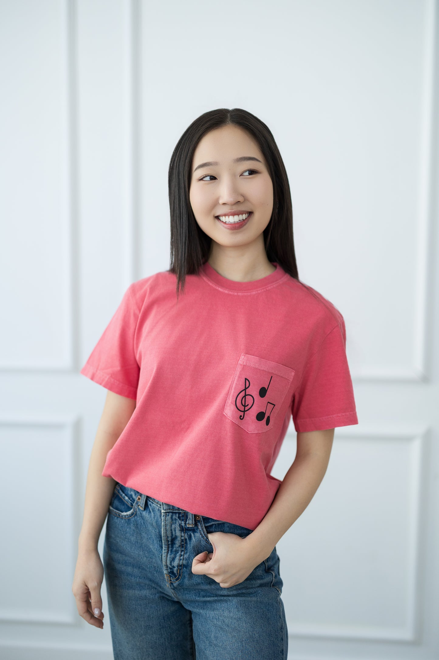 Music Note Pocket T-Shirt