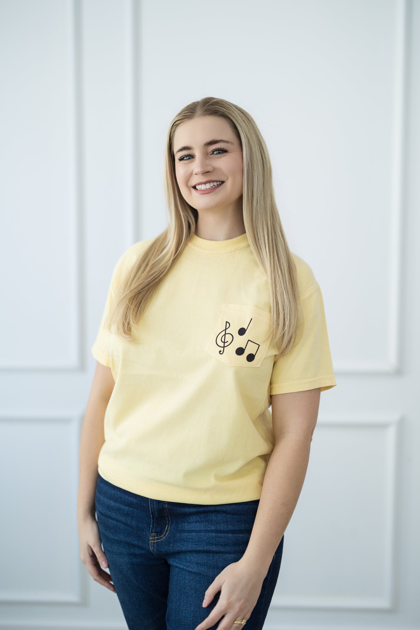 Music Note Pocket T-Shirt