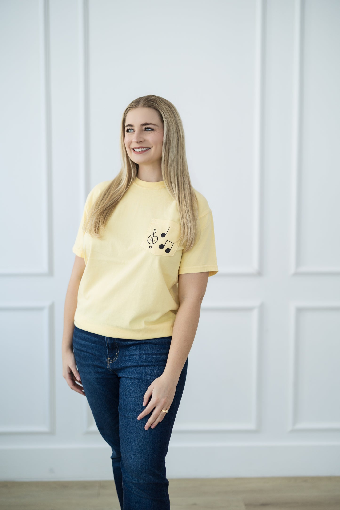 Music Note Pocket T-Shirt