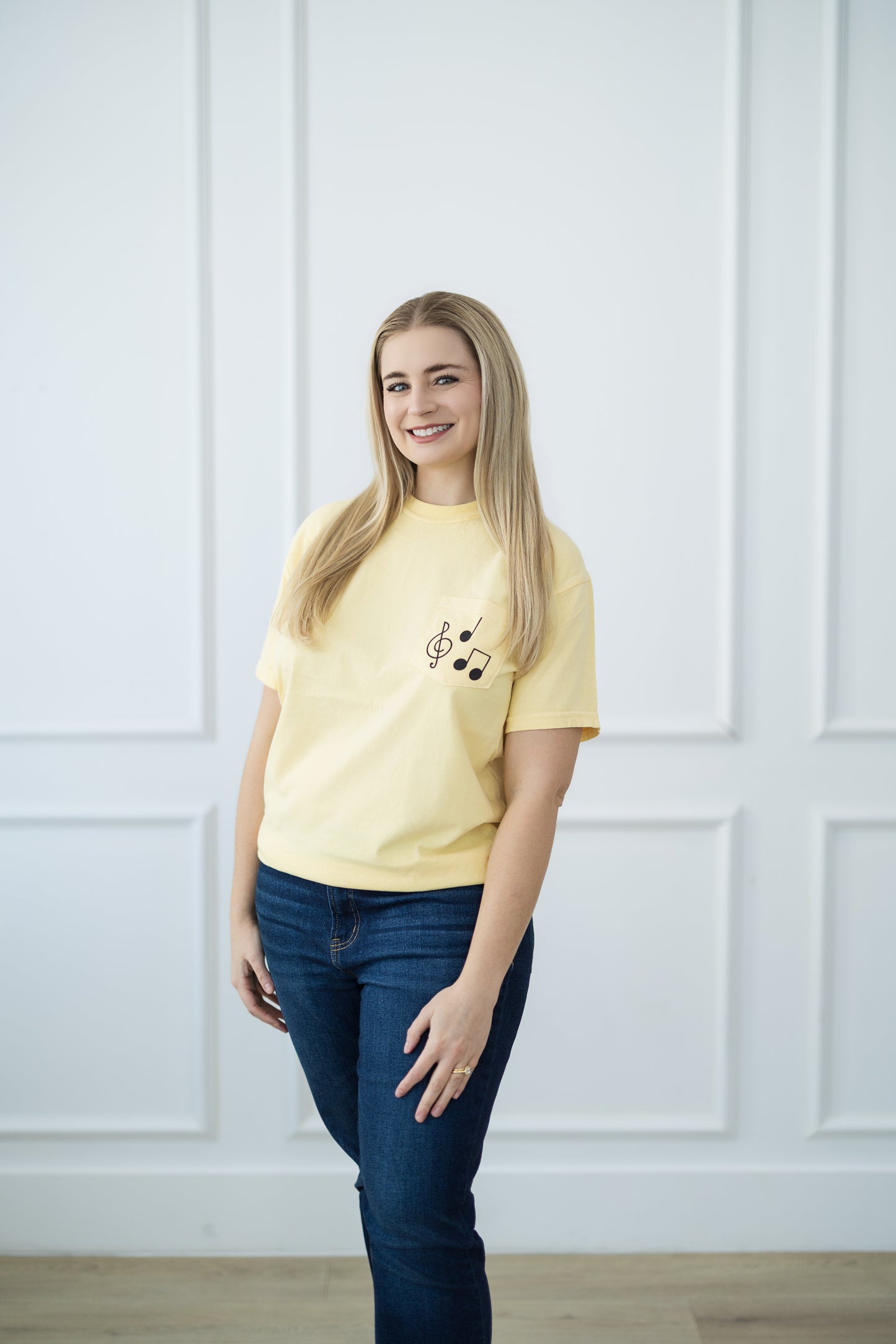 Music Note Pocket T-Shirt