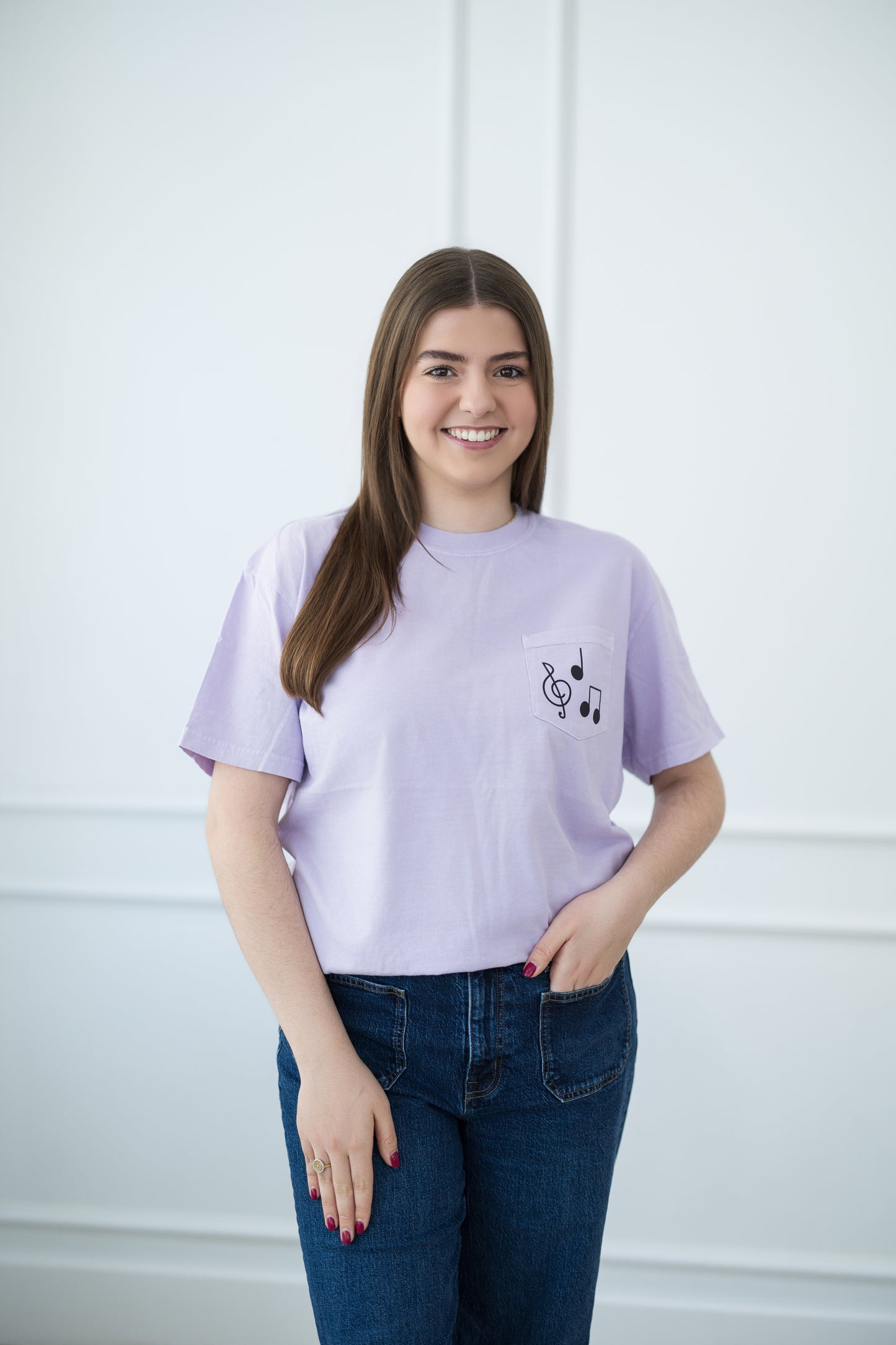 Music Note Pocket T-Shirt