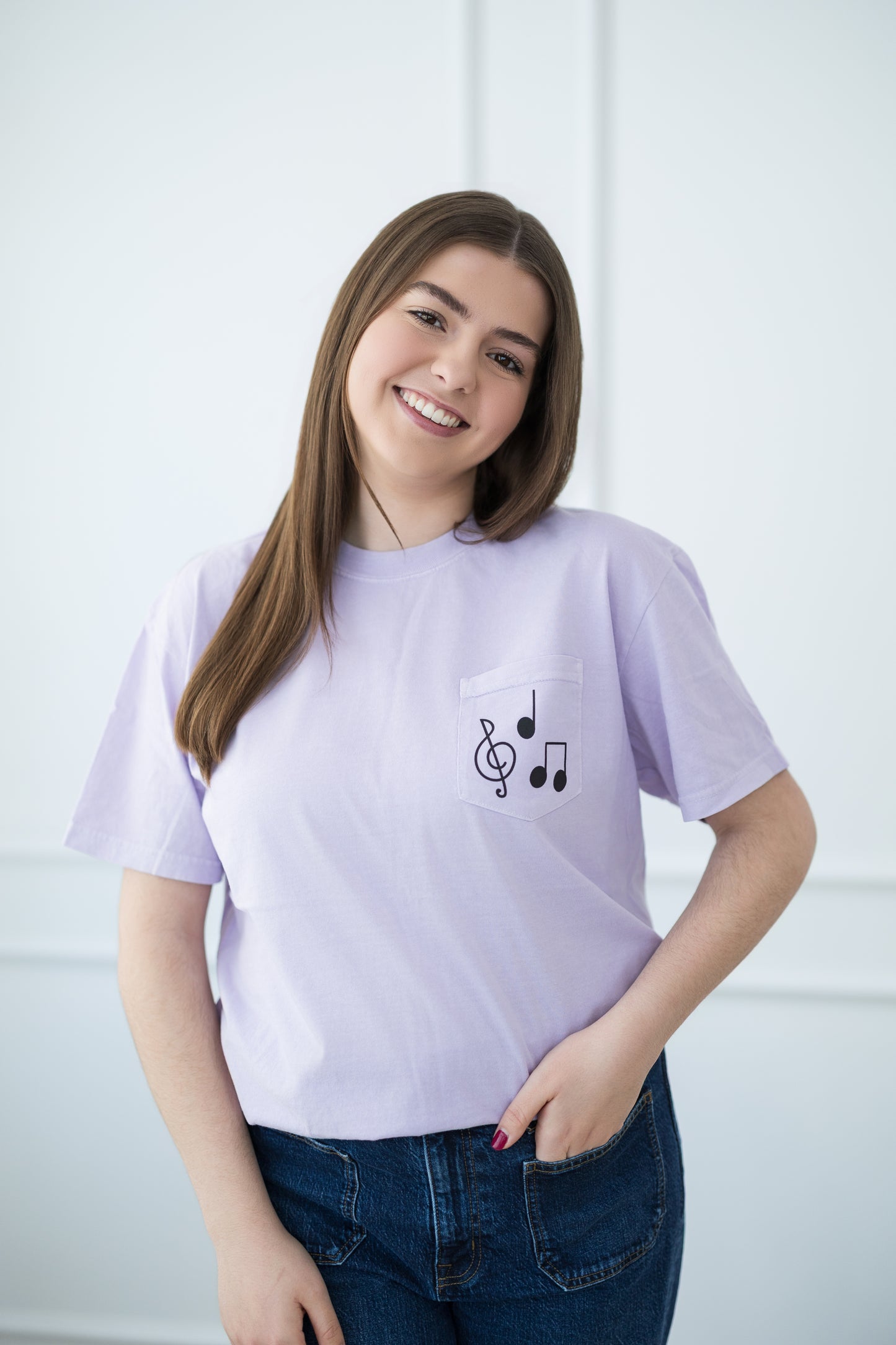 Music Note Pocket T-Shirt