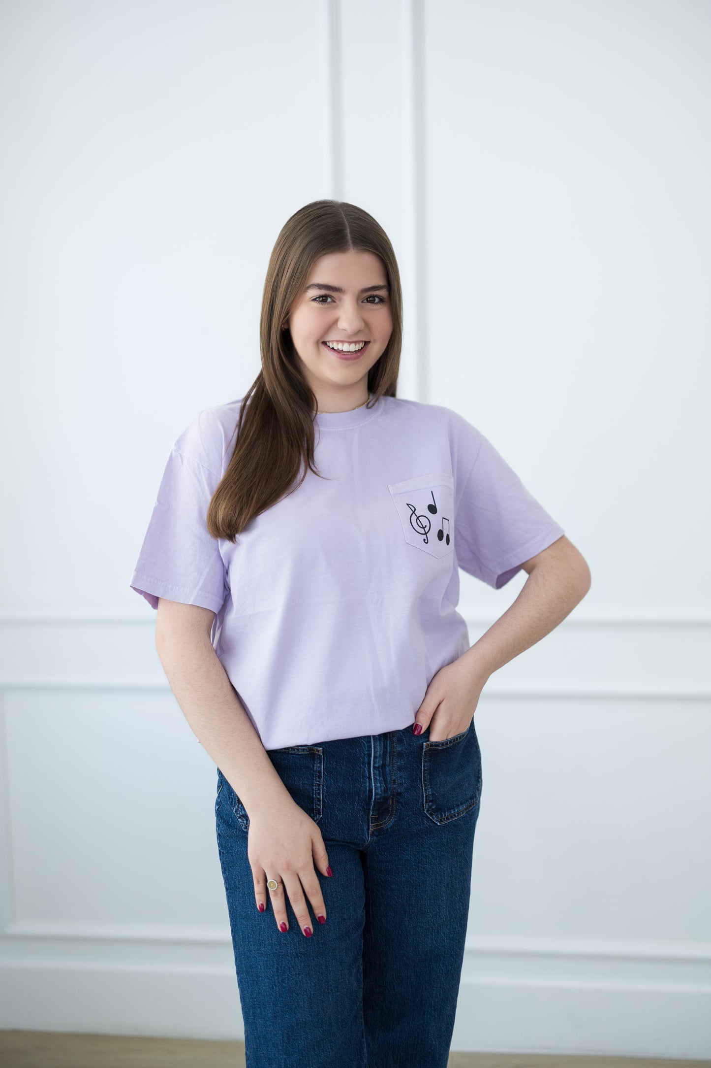 Music Note Pocket T-Shirt