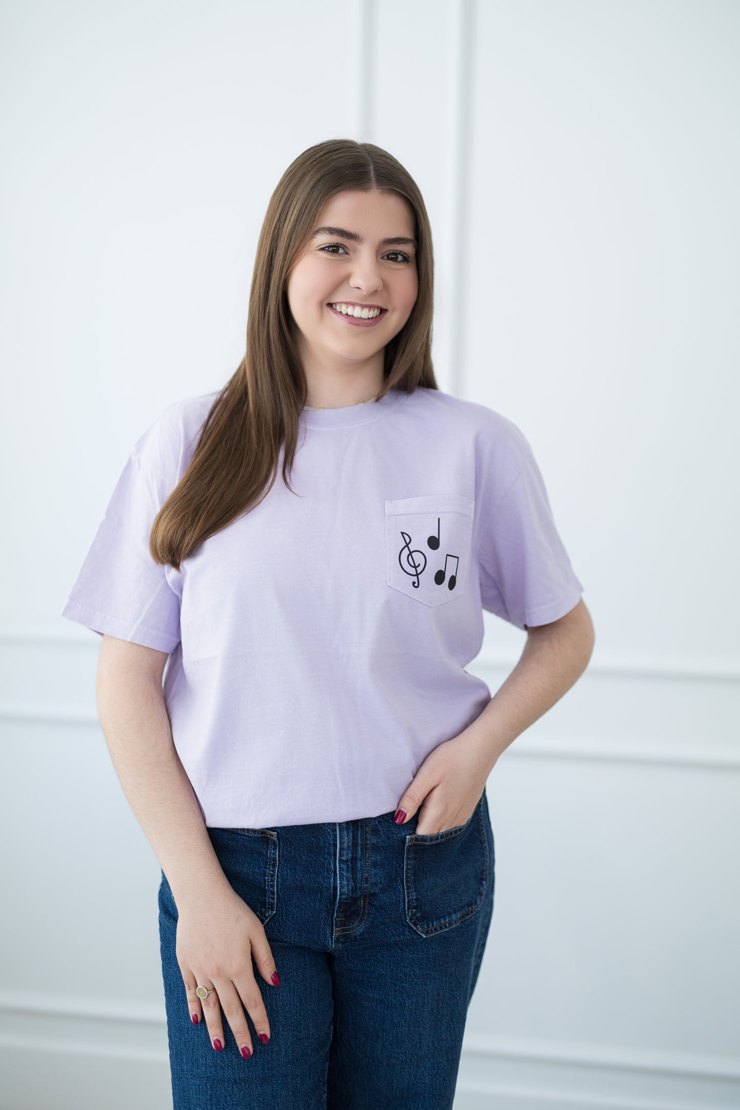 Music Note Pocket T-Shirt