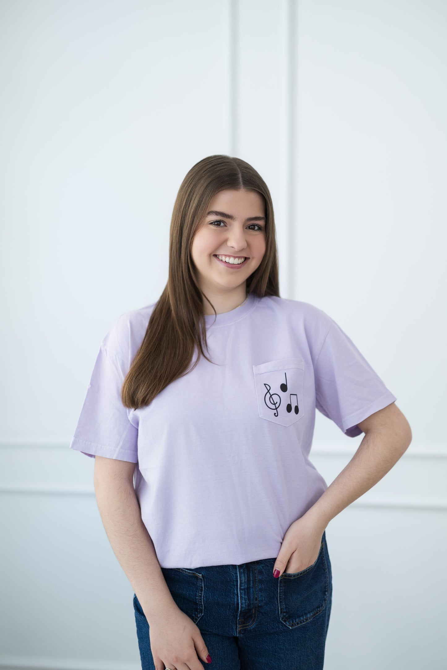 Music Note Pocket T-Shirt
